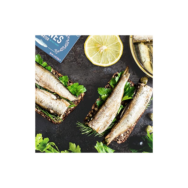 Sea Castle No Salt Added Skinless and Boneless Sardines in