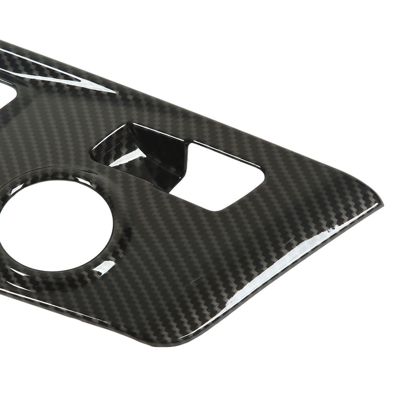 Car Gear Box Cover Trim Carbon Fiber Style Console Shifter
