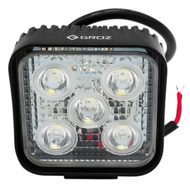 Groz 55016 Work light LED Floodlight, 15W, with 5 LED's of 3W each. 12/24V DC
