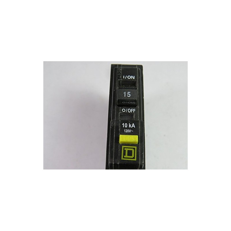 Circuit Breaker, 15A, 1P, 10Ka, 120Vac