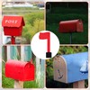Mailbox Flag Replacement, Red Flag for Mailbox with Double Sided