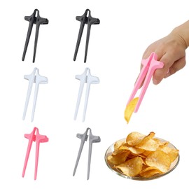 Finger Chopsticks for Snacking,6PCS Reusable Snack Grabber Chip Helper Tool