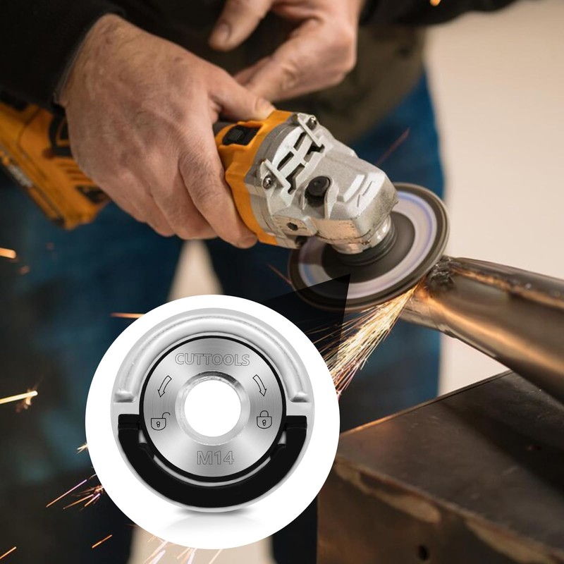 RUNYU Pack of 2 Quick Release Nuts for Angle Grinder,