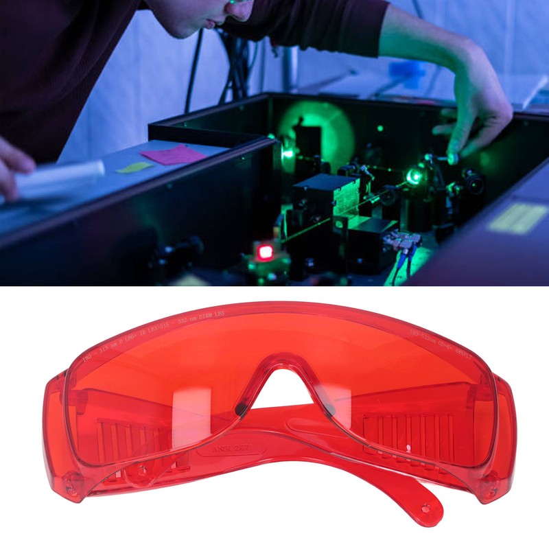 Laser Glasses Red 180 To 532nm Strong Light Protection Industrial