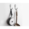 Beilala Coat Hooks Wall Mounted, 6 Pack Brushed Stainless Steel