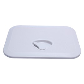 Amarine Made Marine Access Hatch Boat Hatch Lid Deck Access Hatch & Lid 10-5/8" X 14-3/4" 270mmx375mm White