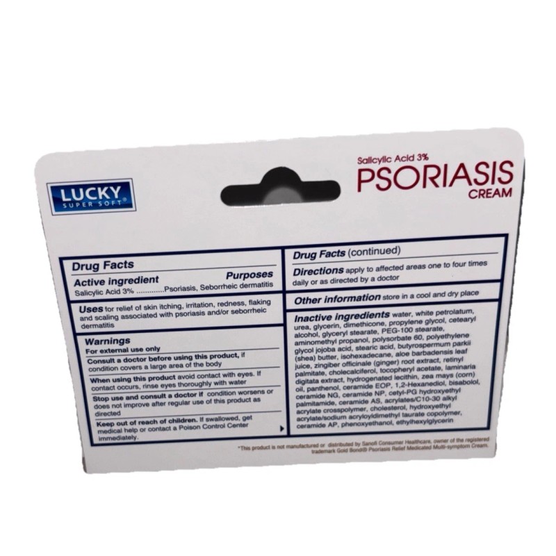 Lucky Super Soft Psoriasis Sallcylic Acid 3% 1 Oz 28.3