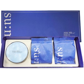 Breath 37 degrees Sum 37 Degree Waterful Mesh Cushion Glow Special Set Original + 2 Refills No. 01 Light Beige / 숨37도 워터풀 메쉬쿠션 글로우 기획세트 본품+리필2개 01호 라이트베이지