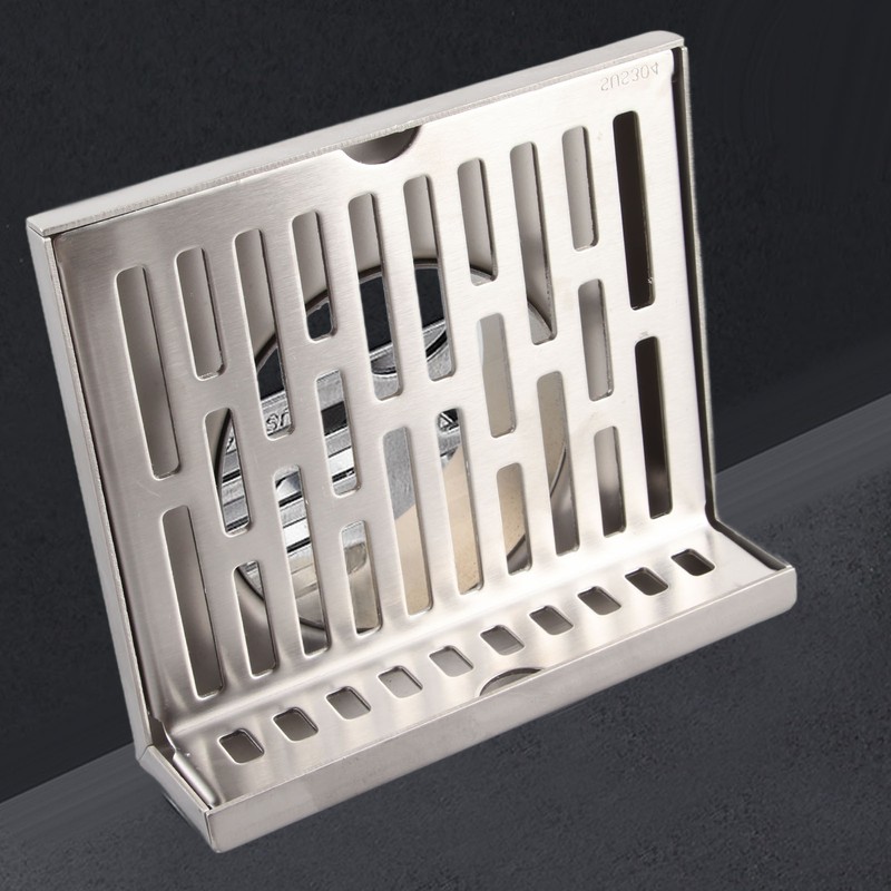 Side Drain 304 Stainless Steel Corrosion Resistance Thickened L Shape