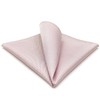 S&W SHLAX&WING Solid Pink Men's Pocket Square Wedding Handkerchief