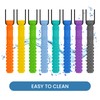 Sensory Chew Necklaces, 8 Pack Chewable Silicone Necklaces for Chewers