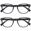 OPULIZE OPULIZE Pop Reading Glasses 2 Pack Fun Round Matt
