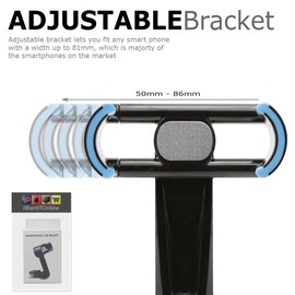 IWIO Phone Air Vent Clip 360 Degree Holder Car Mount Cradle compatible with BlackBerry DTEK50 Neon