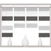 Design Mini Panel Curtain Set Anthracite 2291 | 4 Pieces
