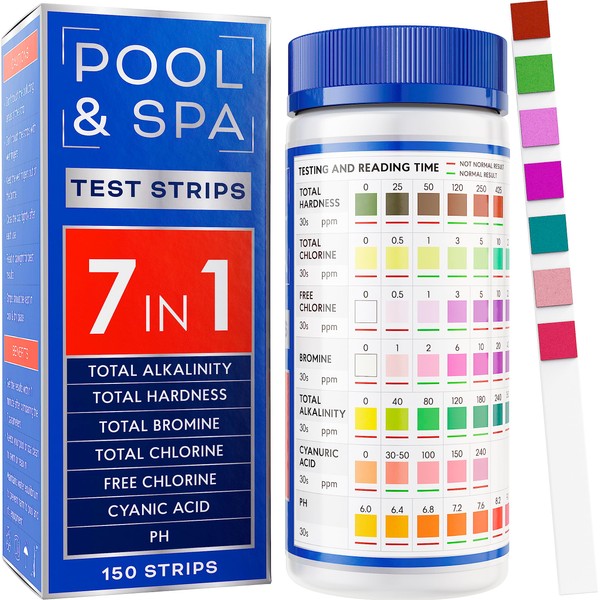All-New 2025 Pool and Spa Test Strips 7 in 1