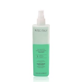 TEC ITALY Due Faccetta Tratamiento Hidratante para Cabello Teñido 300 ml | Leave-in en dos fases con hidratación intensiva. Recupera humectación, aporta suavidad y manejabilidad. Cabello maltratado.