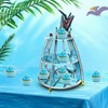 Mosasaurus Cupcake Stand Dinosaur Birthday Party Supplies Set for Kids