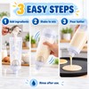 Hand-Crank Batter Dispenser for Baking – Silicone Mixing and Measuring