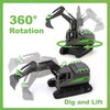 IQKidz Remote Control Excavator Toys for Boys 4-7 Yrs Old