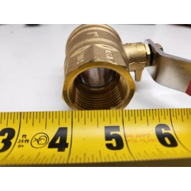 Reliable 1" Reliable Trim & Drain Ball Valve Brass Female NPT Threaded 600 CWP REL-BL