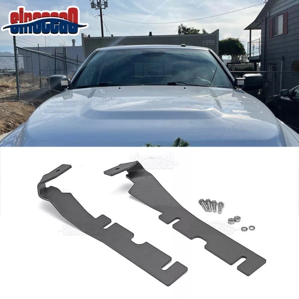 SI Over Side Hood LED Light Pod Mount Brackets For