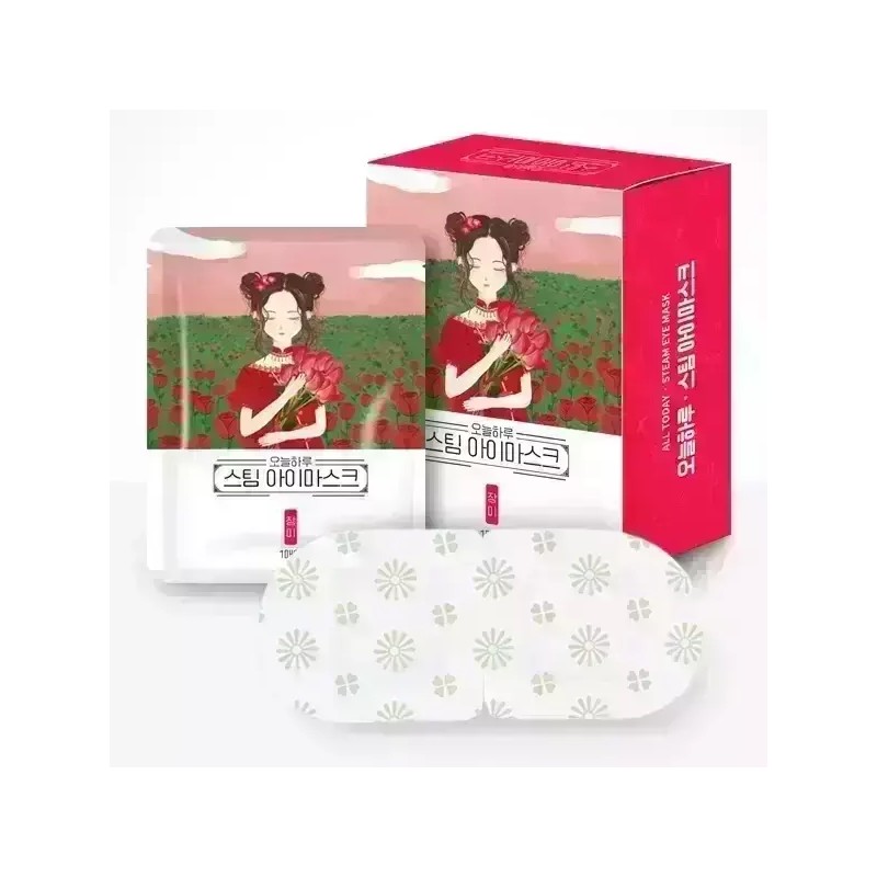 Onulharu (30매입)오늘하루 스팀 아이마스크-스팀 증기 온열안대 일회용 눈찜질팩 [장미향 30매입]