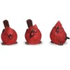 Cardinal Figurine Birds Decoration - Set of 3 Styles -