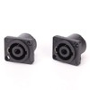 luosh 10Pieces/lot 4 Pin Speakon Female Jack Socket Connector Audio