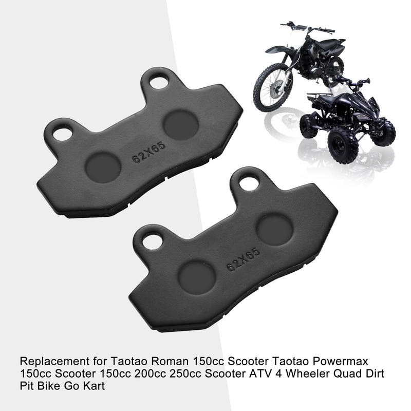 GOOFIT Scooter Brake Pads Brakes for 150cc 200cc 250cc ATV