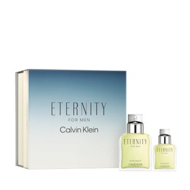 CALVIN KLEIN, Set de Regalo, CK Eternity for Men, Fragancia Masculina, Aroma Atemporal, Eau de Toilette 100 ML + 30 ML
