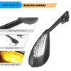 HAONEL Side Rearview Mirror with Turn Signal Light Compatible with