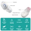 Double Direct Charging Hearing Aid Earphone Ear Aid White Layered