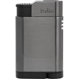 Palio Ballista Jet-Flame Cigar Lighter, Cigar Smoking Reliable Flame, Gunmetal