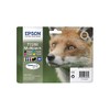 Epson T1285 Fox smudge-free and waterproof ink, multipack of 4