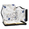 Leather Bible Cover Case for Women,Medium Bible Bag with PU