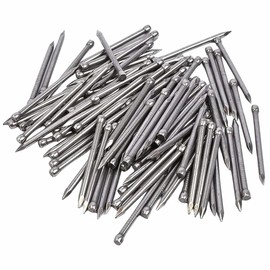 Oval Steel Nails Carbon Steel Panel Pins Hand Drive 35 mm Lost Head Nail Quantity is About 110-130 Pcs