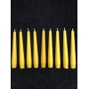 Handmade 100% Natural Handmade Beeswax Taper Candles