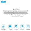 PATIKIL 3/8"-16 UNC 304 Stainless Steel Threaded Rod, Pack of