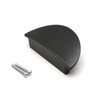 Susenya Black Cabinet Pulls,1-Pack, Cabinet Edge Pull 2.52" Hole Centers(C