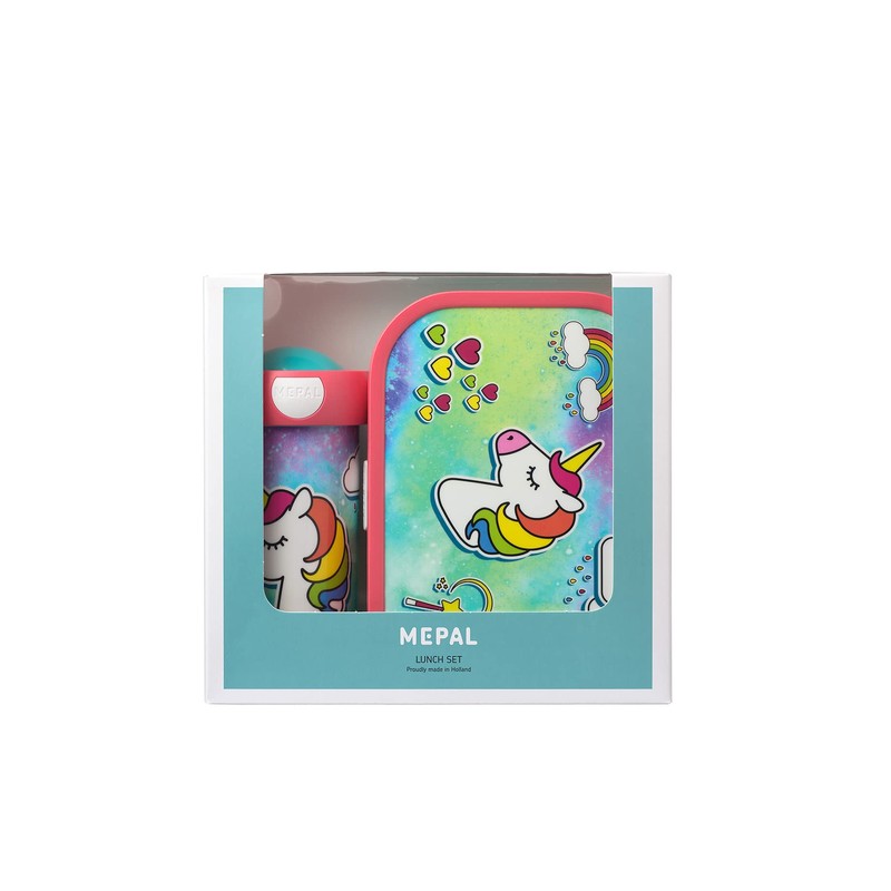 Mepal 74201 Campus Unicorn Lunch Set, ABS (Acrylonitrile Butadiene Styrene),