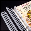 tutata 24Pcs 3 Hole Punched Magazine Holders, Magazine Organizer, 3