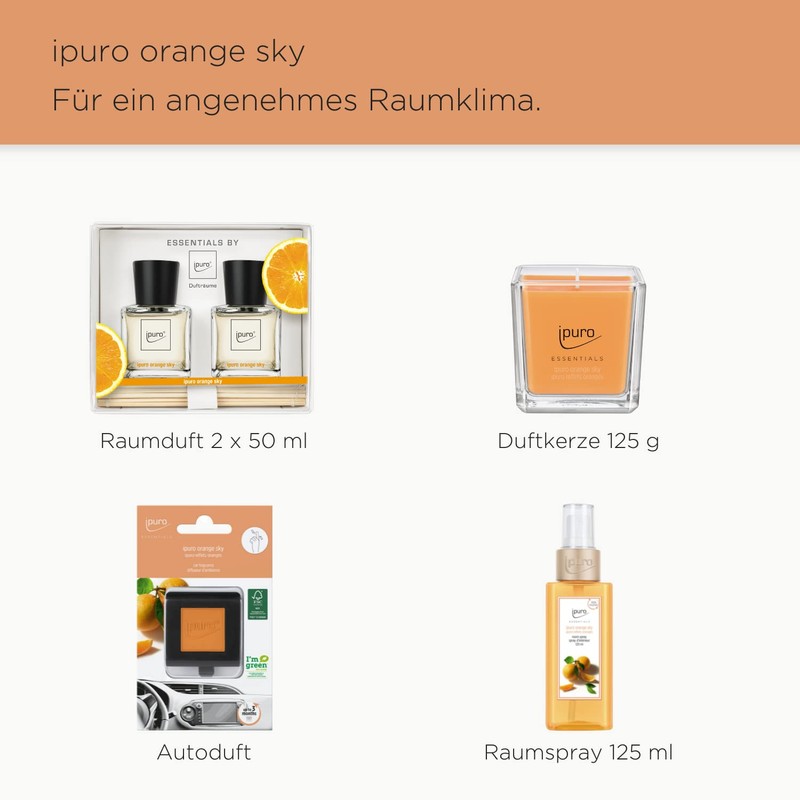 ipuro ESSENTIALS Orange Sky Car Line, 1 ml