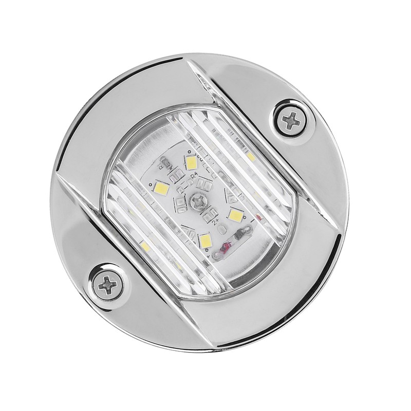 12V Marine Boat Transom White LED Stainless Steel Waterproof Anchor