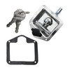 DUZFOREI Stainless Steel T Handle Latch, Folding T-Shape Cam Handle