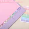 SKYDUE Durable Plastic 8-Tab Dividers,Big Tab Dividers for 3 Ring