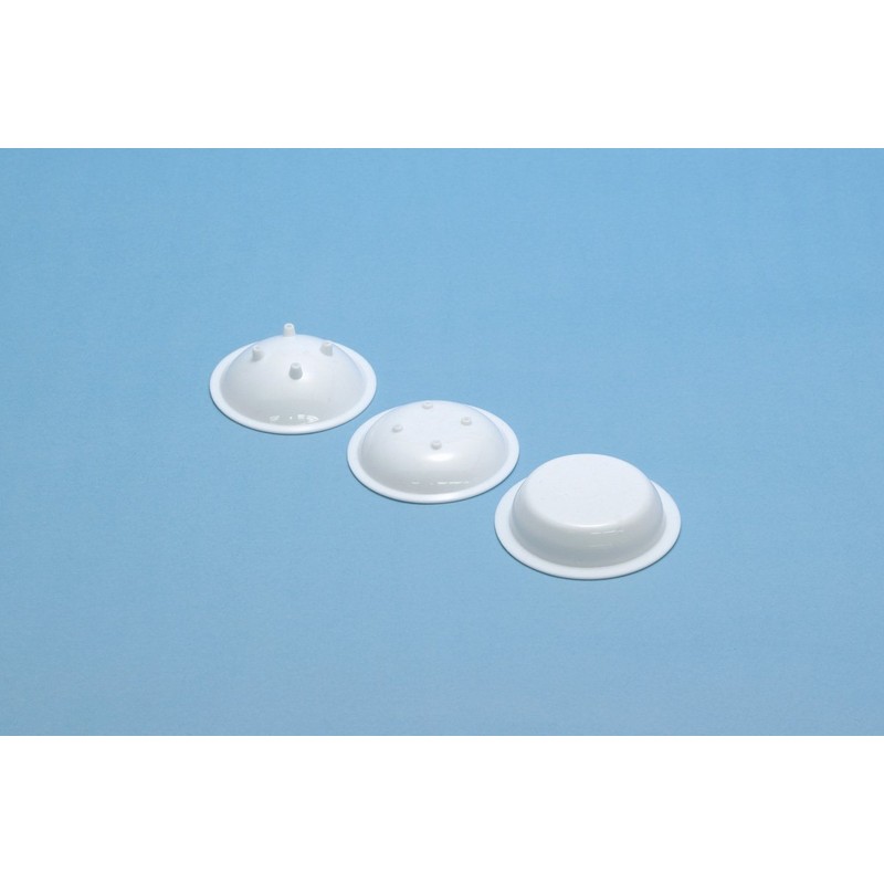 Wave White Paint Dish & Holder