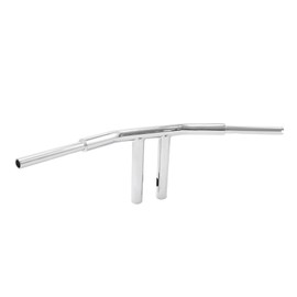TCT-MOTORPARTS Chrome 1-1/2" Fat 10" Rise T-Bar 1.5" Fat Handlebar Fits for Harley Softail Models 2018-2023