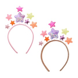 2 Pieces Star Headbands, Party Dress Up Headbands, Children'S Headbands, Cute Headbands, Creative Headbands, Shiny Headbands.