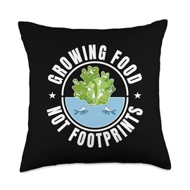 Aquaponics Sustainable Water Farming Urban Aquaculture Throw Pillow