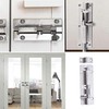 2 Pack 3" Chrome Slide Door Bolts, Stainless Steel Barrel